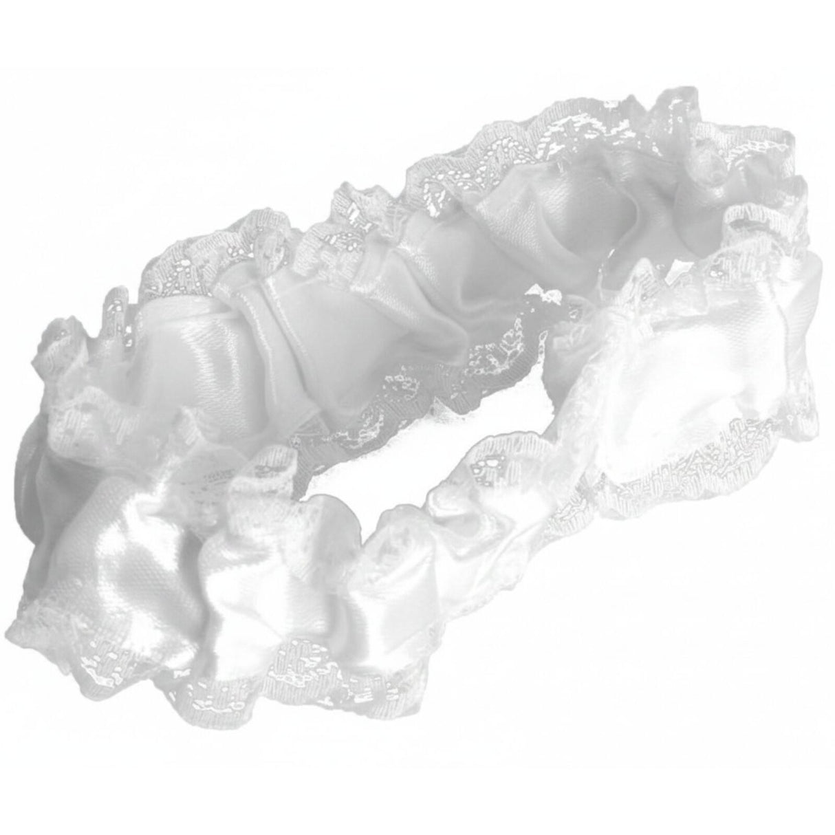 Bride to Be Lace Garter Party Girls Hens Night Wedding Shower Bachelorette - White