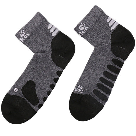 Jack Wolfskin Travel Organic Cotton Mid Cut Hiking Trekking Outdoor Ankle - Dark Grey