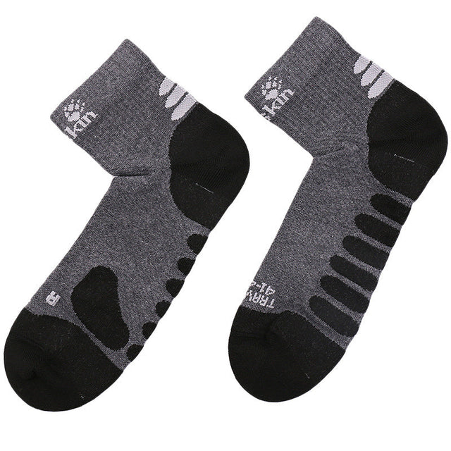 Jack Wolfskin Travel Organic Cotton Mid Cut Hiking Trekking Outdoor Ankle - Dark Grey