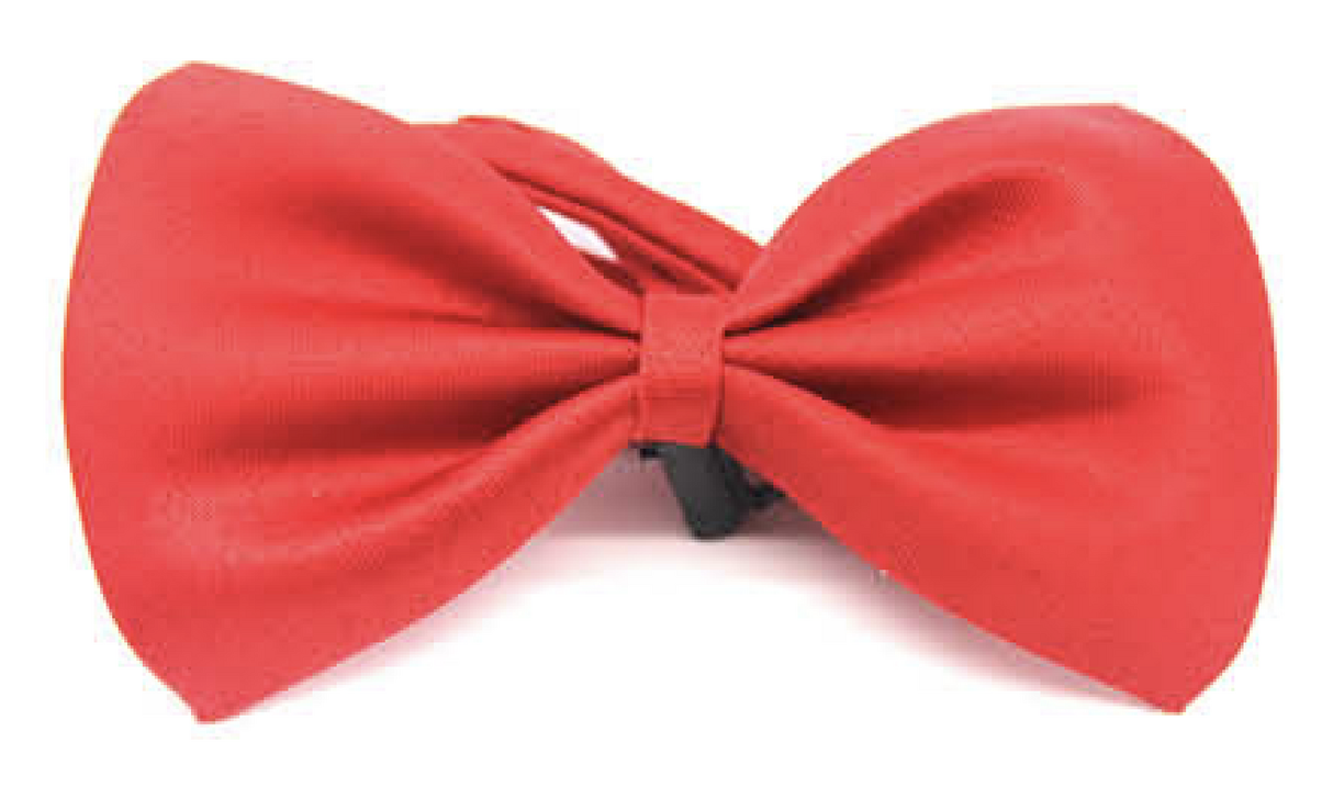 Mens BOW TIE Wedding Tuxedo Formal Bestman Necktie Classic Plain Party - Red