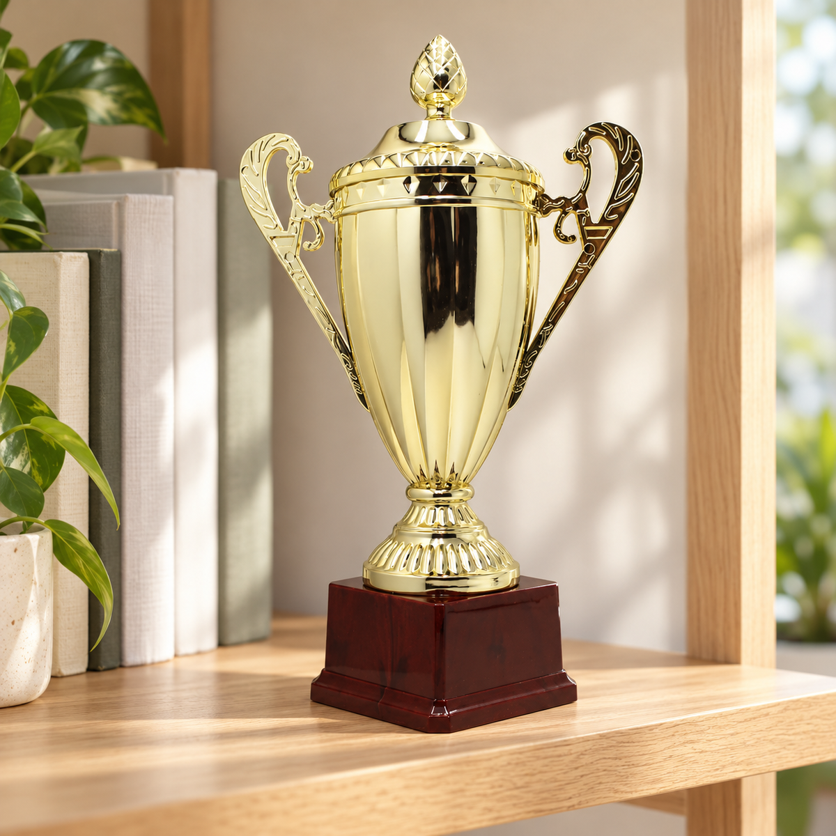Large Classic Gold Trophy Cup - Novelty Winners Prize (Achievement Award)