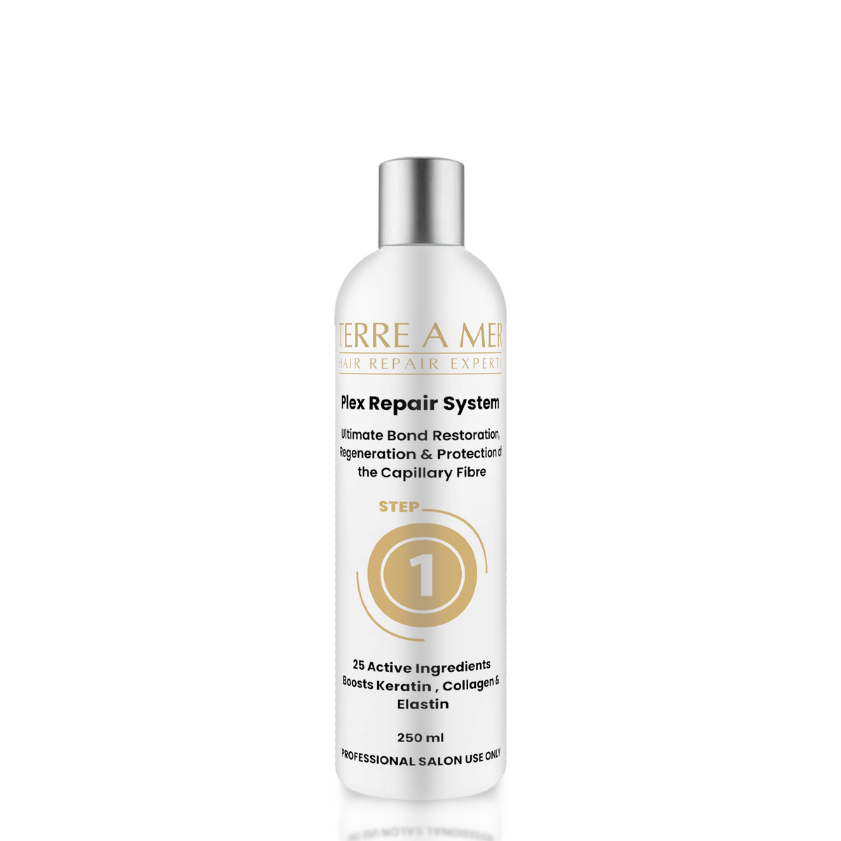 terreamer Plex Repair Step 1 250ml - Hair Bond Treatment (Keratin, Collagen & Elastin)
