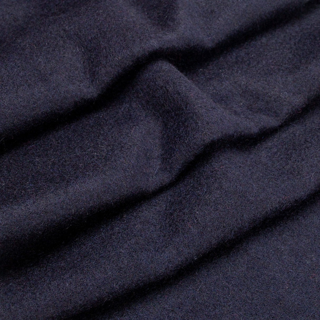 Dents Heritage Plain Cashmere Scarf - Navy Blue (w/ Tassels & Gift Box)