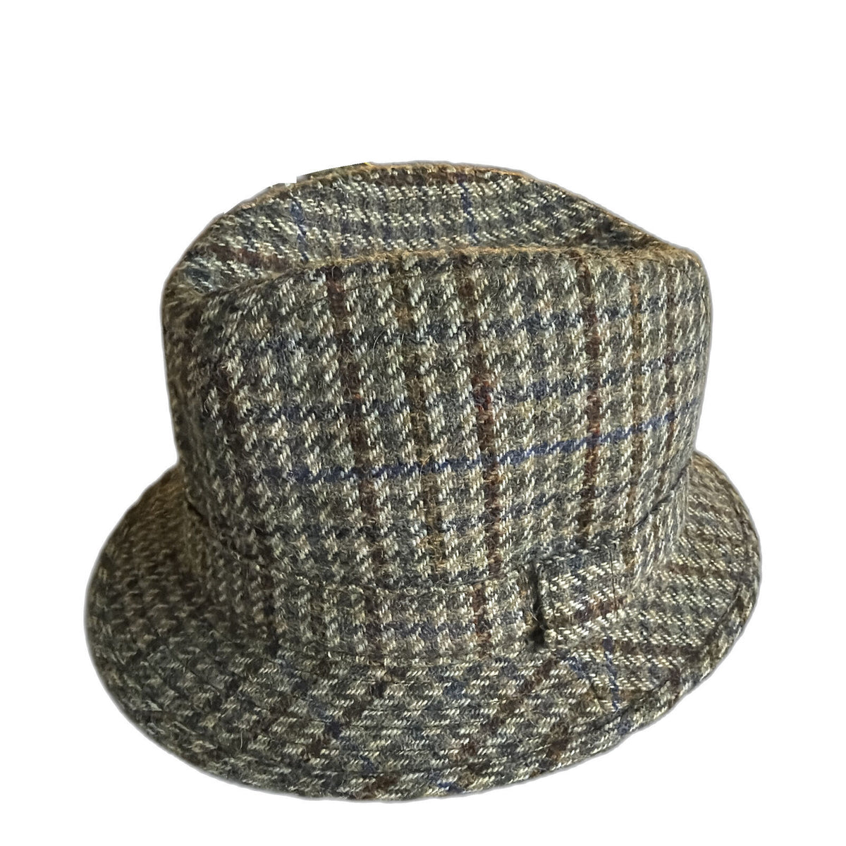 Failsworth Clansman Tweed Trilby Hat - Green Check (Made in UK)