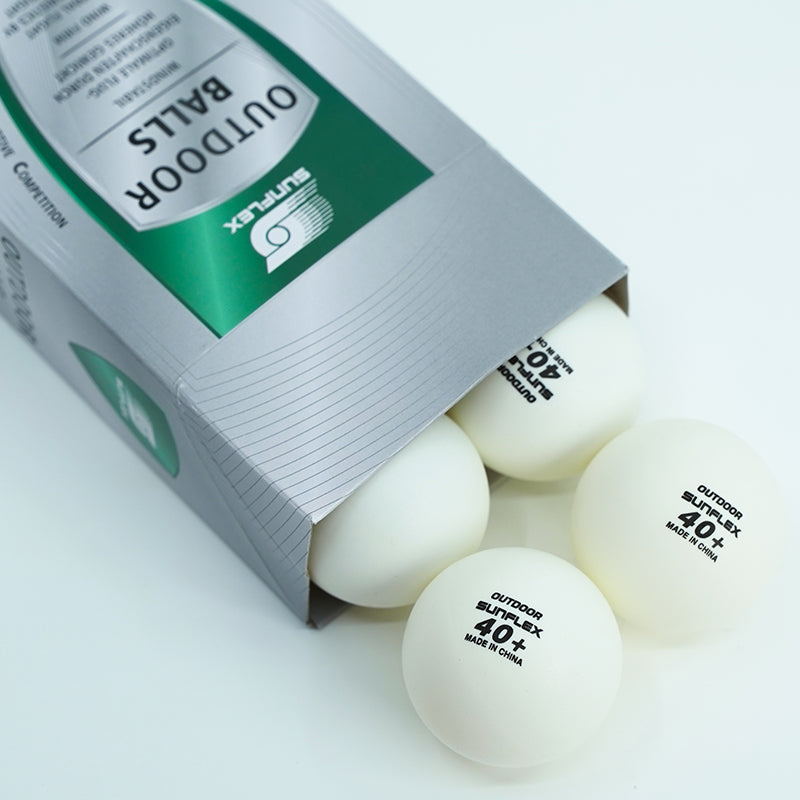 SUNFLEX Outdoor Waterproof Windproof Table Tennis Balls in White