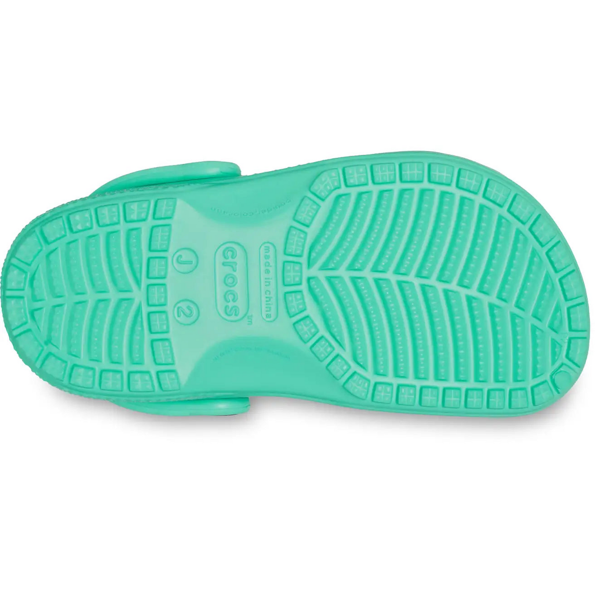 Crocs Kids Classic Clogs - Lagoon Green (Summer Childrens Shoes/Sandals/Slides)