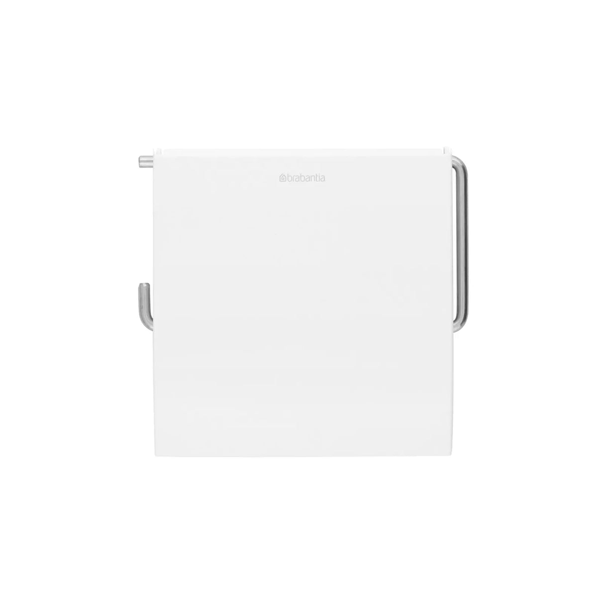 Brabantia Toilet Roll Holder Wall Mounted Bathroom Storage No Damage - White