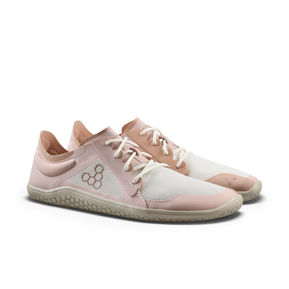 Vivobarefoot Womens Primus Lite IV Barefoot Shoes - Dusty Rose (Lightweight Recycled Runners)