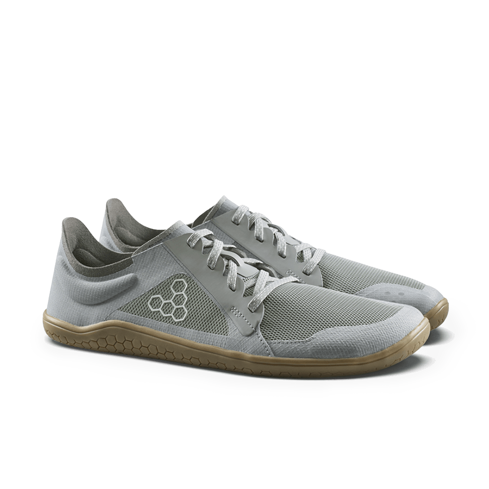 Vivobarefoot Womens Primus Lite IV Barefoot Shoes - Storm Cloud (Lightweight Recycled Runners)