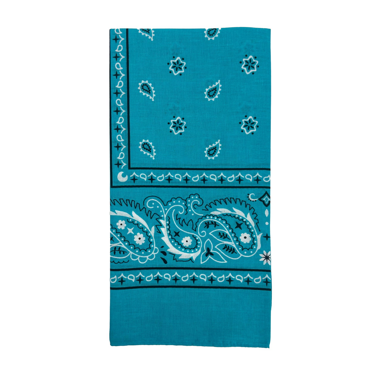 20x BANDANA Paisley 100% COTTON Head Wrap Durag Bandanna Scarf Mask BULK - Blue