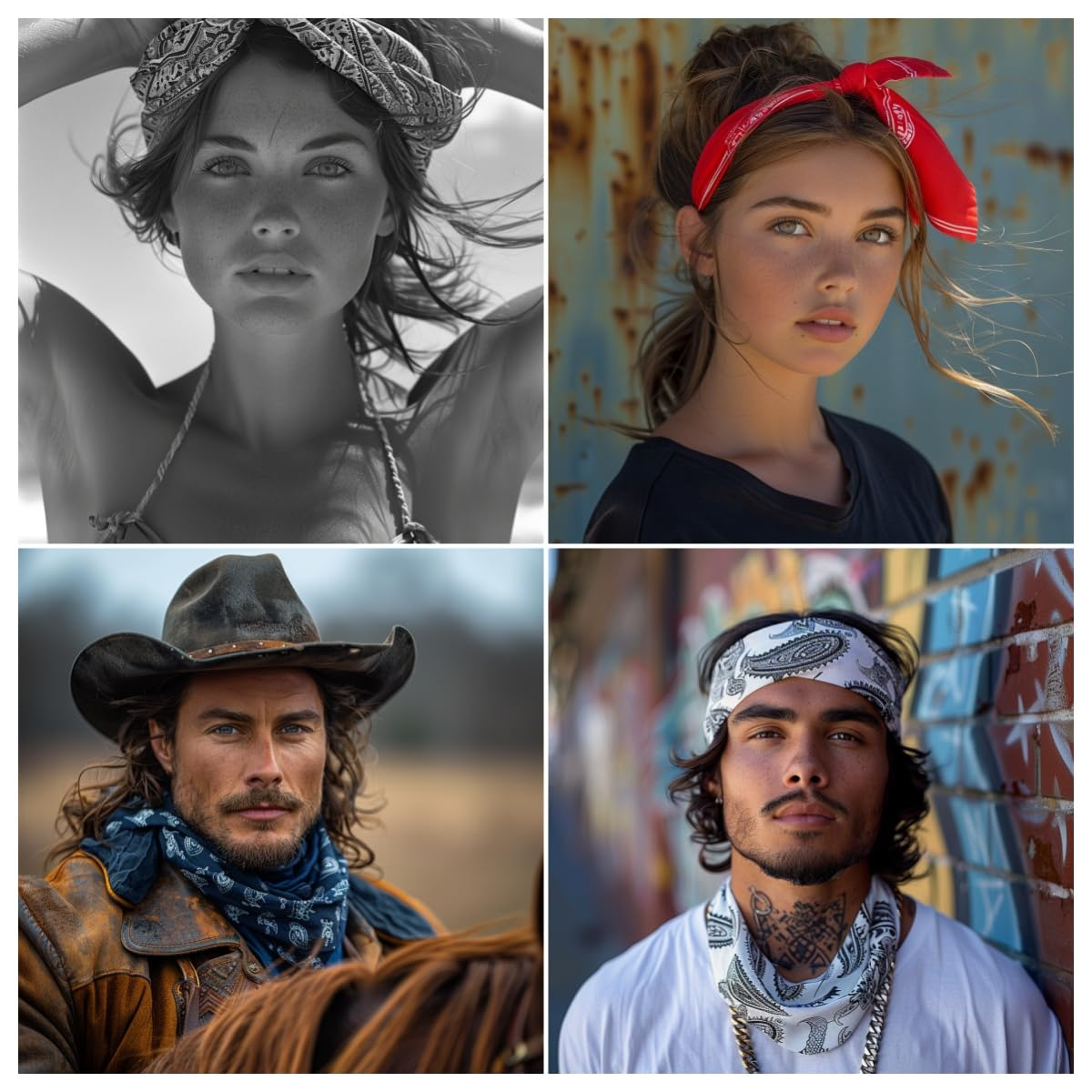 20x BANDANA Paisley 100% COTTON Head Wrap Durag Bandanna Scarf Mask BULK - Hot Pink