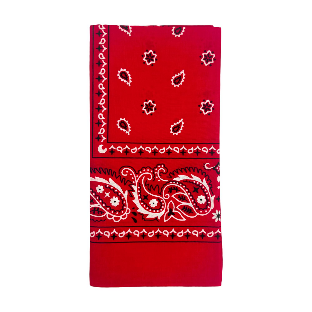 20x BANDANA Paisley 100% COTTON Head Wrap Durag Bandanna Scarf Mask BULK - Red