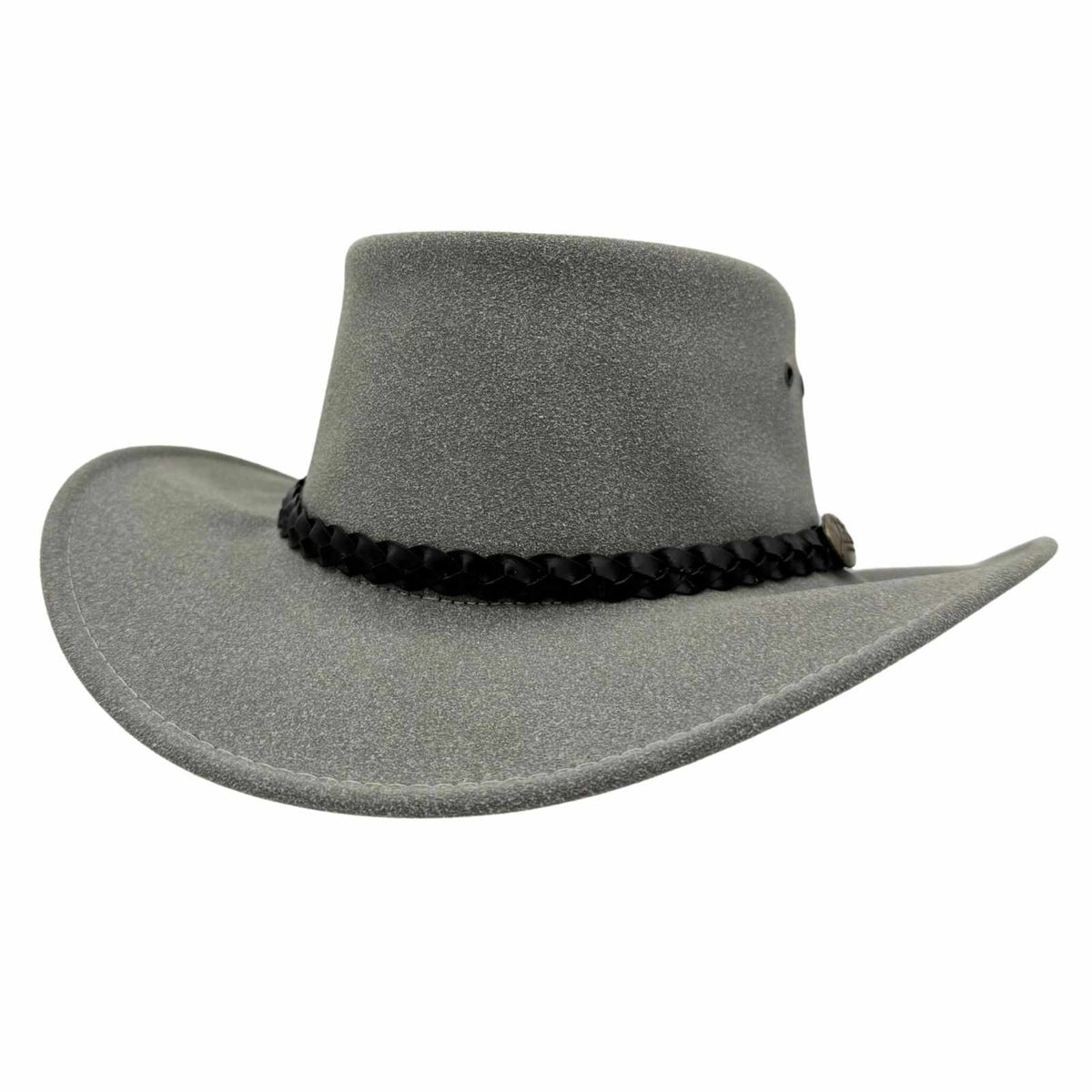 Jacaru 1065 Ranger Unisex Vegan Leather Hat - UPF 50+ (Made in Australia)