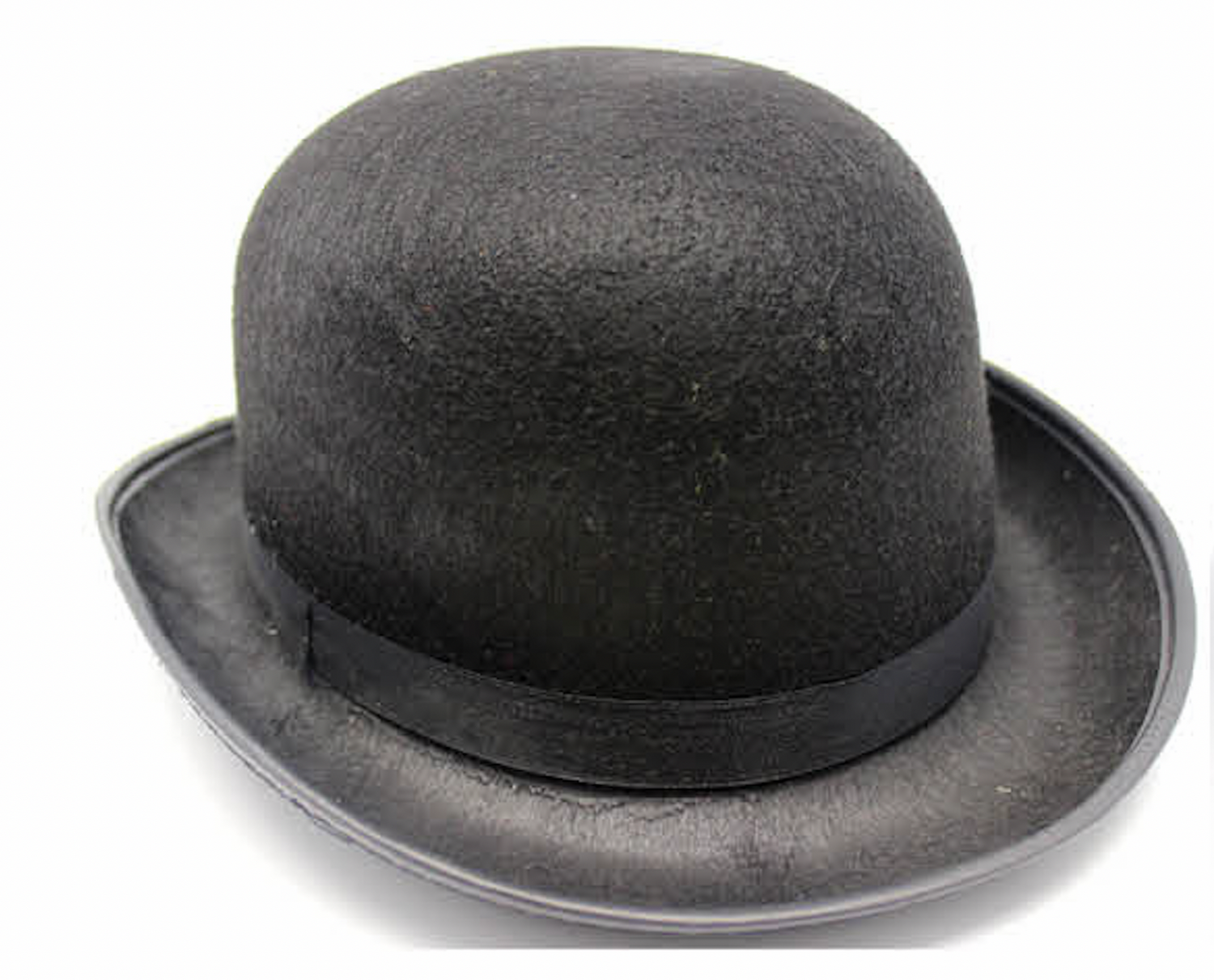 BOWLER HAT Party Vintage Costume Derby Felt Dance Halloween in Black