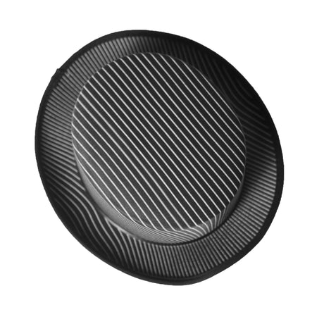 1920s Pinstripe Gangster Party Costume Top Hat in Black with White Stripes