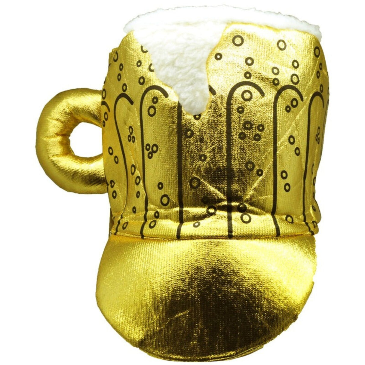 6x Gold Beer Novelty Hat Bulk Pack - (Australia Day/St. Patrick's Day/Oktoberfest Party Costume)