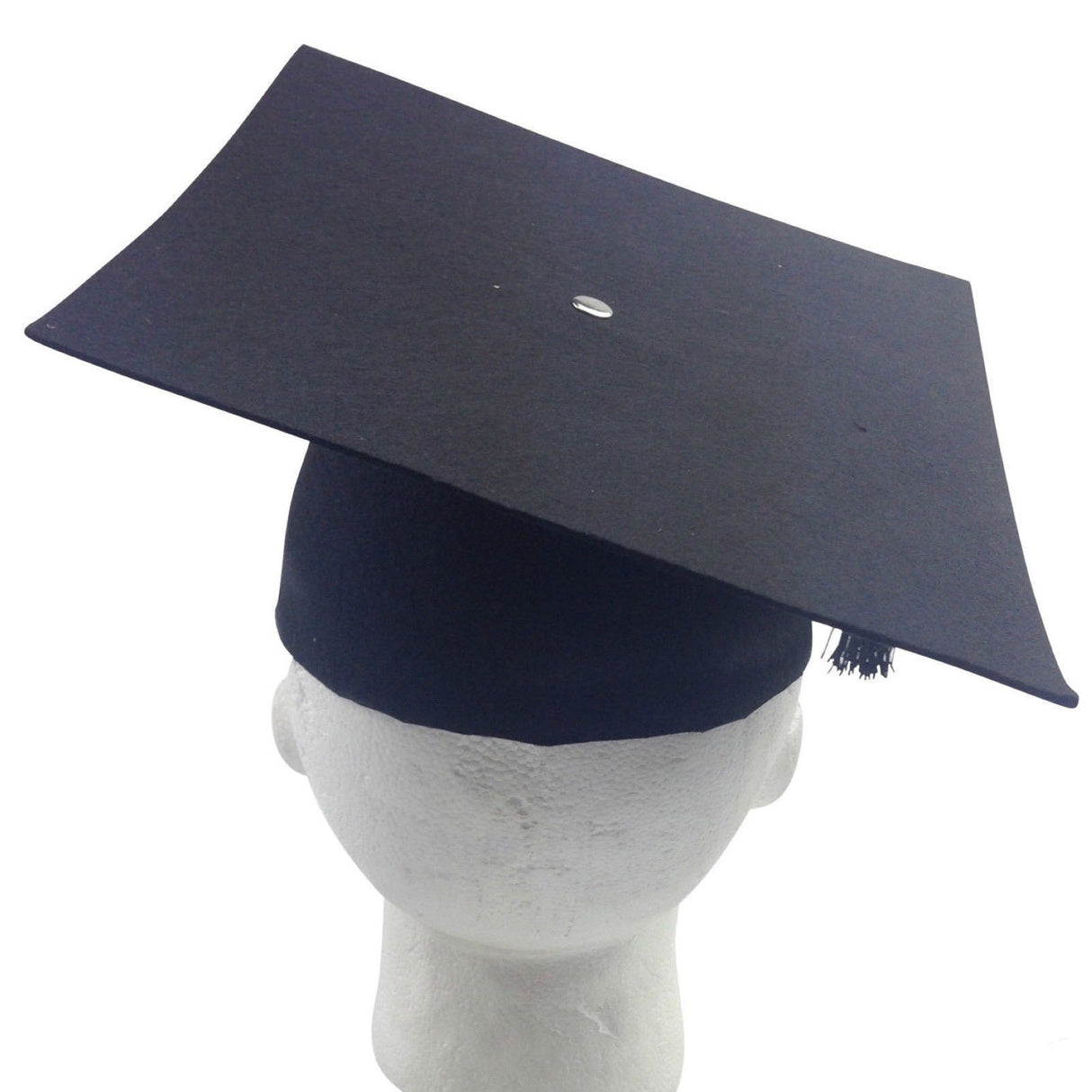Black Graduation Mortar Board Hat - Bachelor/Academic (School/Fancy Dress)