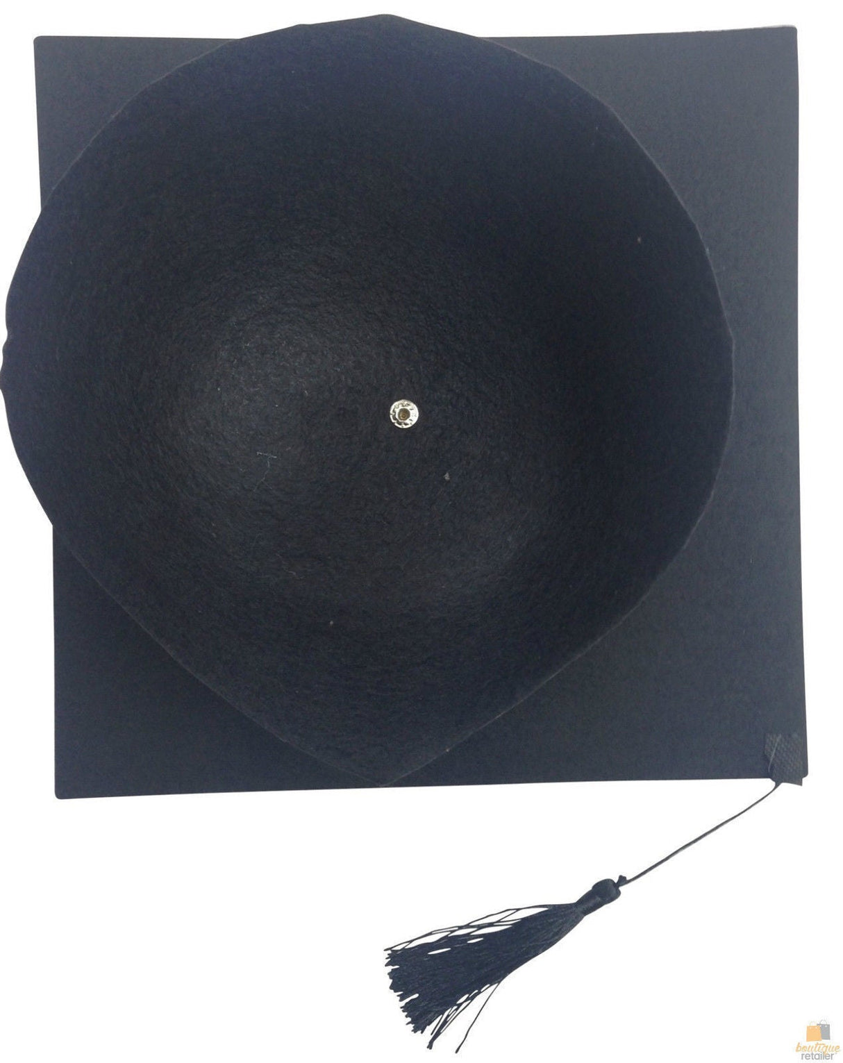 Black Graduation Mortar Board Hat - Bachelor/Academic (School/Fancy Dress)