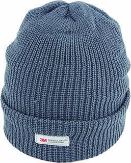 THINSULATE Acrylic Rib Knit BEANIE Hat Winter Thermal Lined Warmer Snow Ski