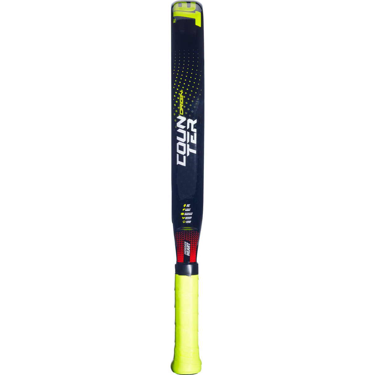 Babolat Counter Origin Padel Racquet Racket Beginners in Black/Yellow