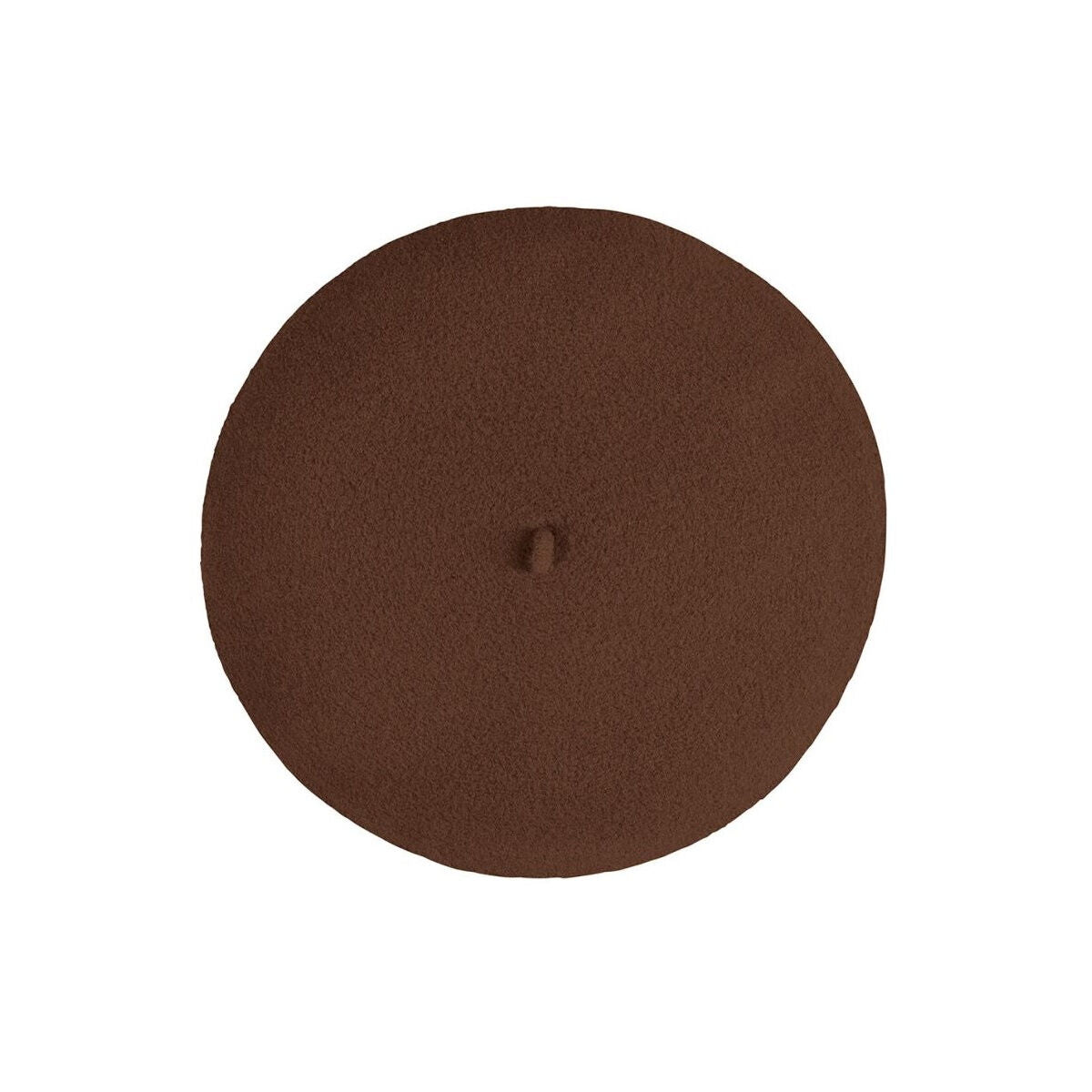 Laulhere Heritage Unisex Winter Wool Beret - Brown