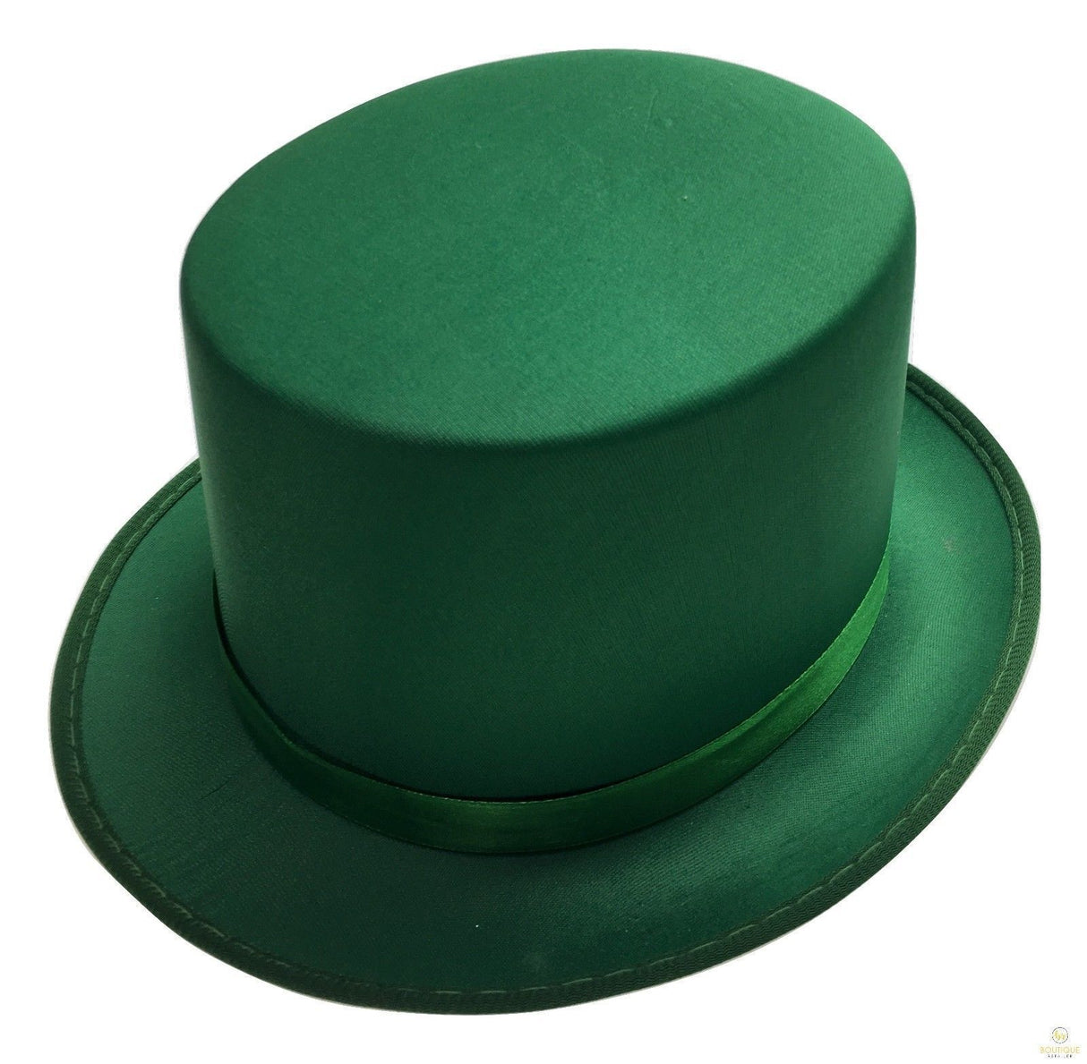Green Satin Top Hat - Dance Costume/Fancy Dress Party