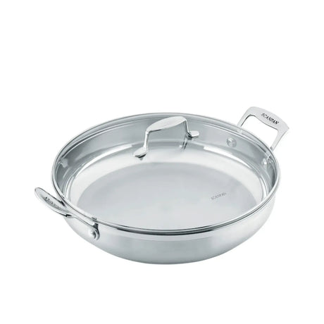 SCANPAN Impact 32cm Chef Pan Stainless Steel Saute Cookware Kitchen