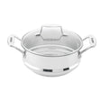 Scanpan Impact Multi Steamer Insert with Lid Fits 16cm, 18cm & 20cm Pots