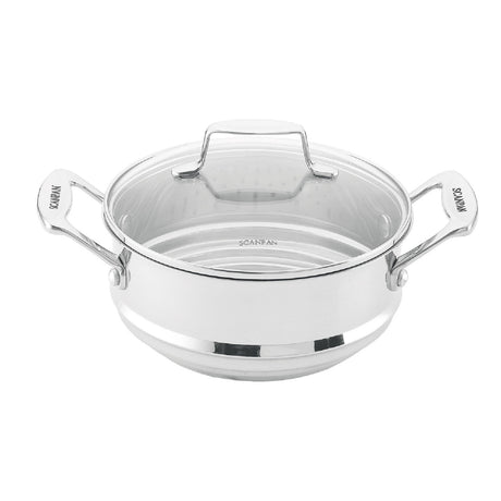 Scanpan Impact Multi Steamer Insert with Lid Fits 16cm, 18cm & 20cm Pots