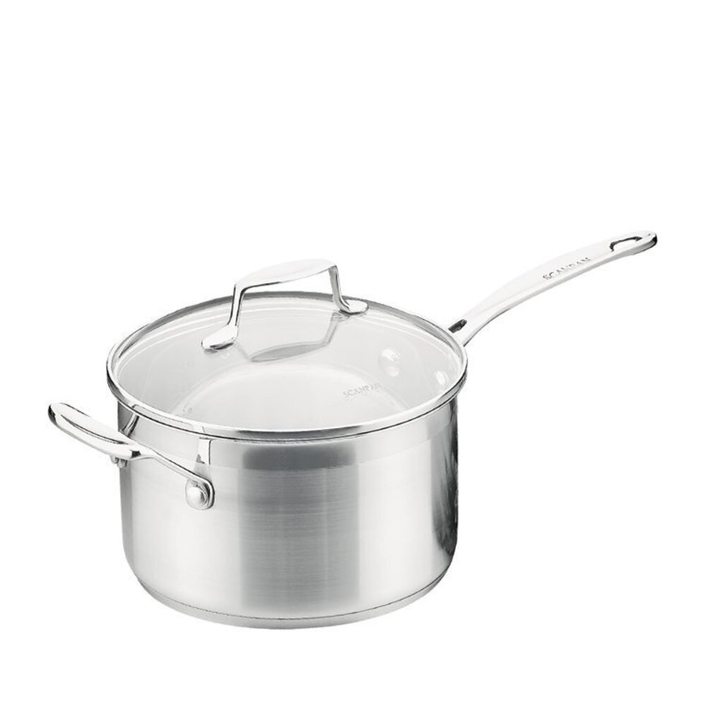 Scanpan 3-Piece Impact High Quality 18/10 Stainless Steel Cookset Pots
