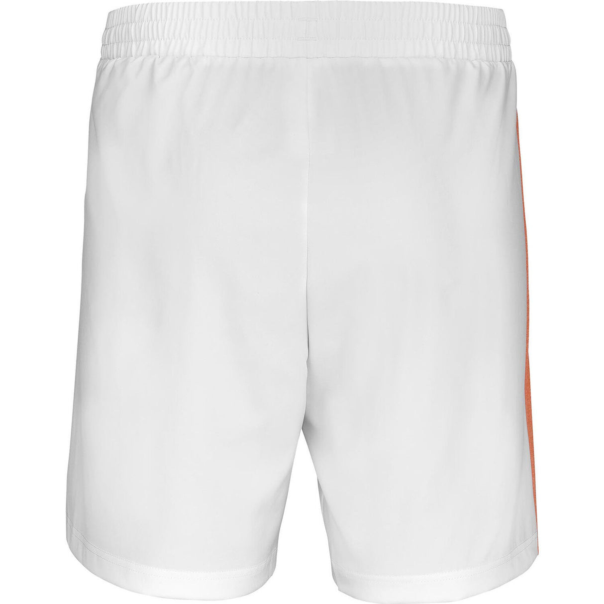 Babolat Play Mens Tennis Shorts in White/Orange