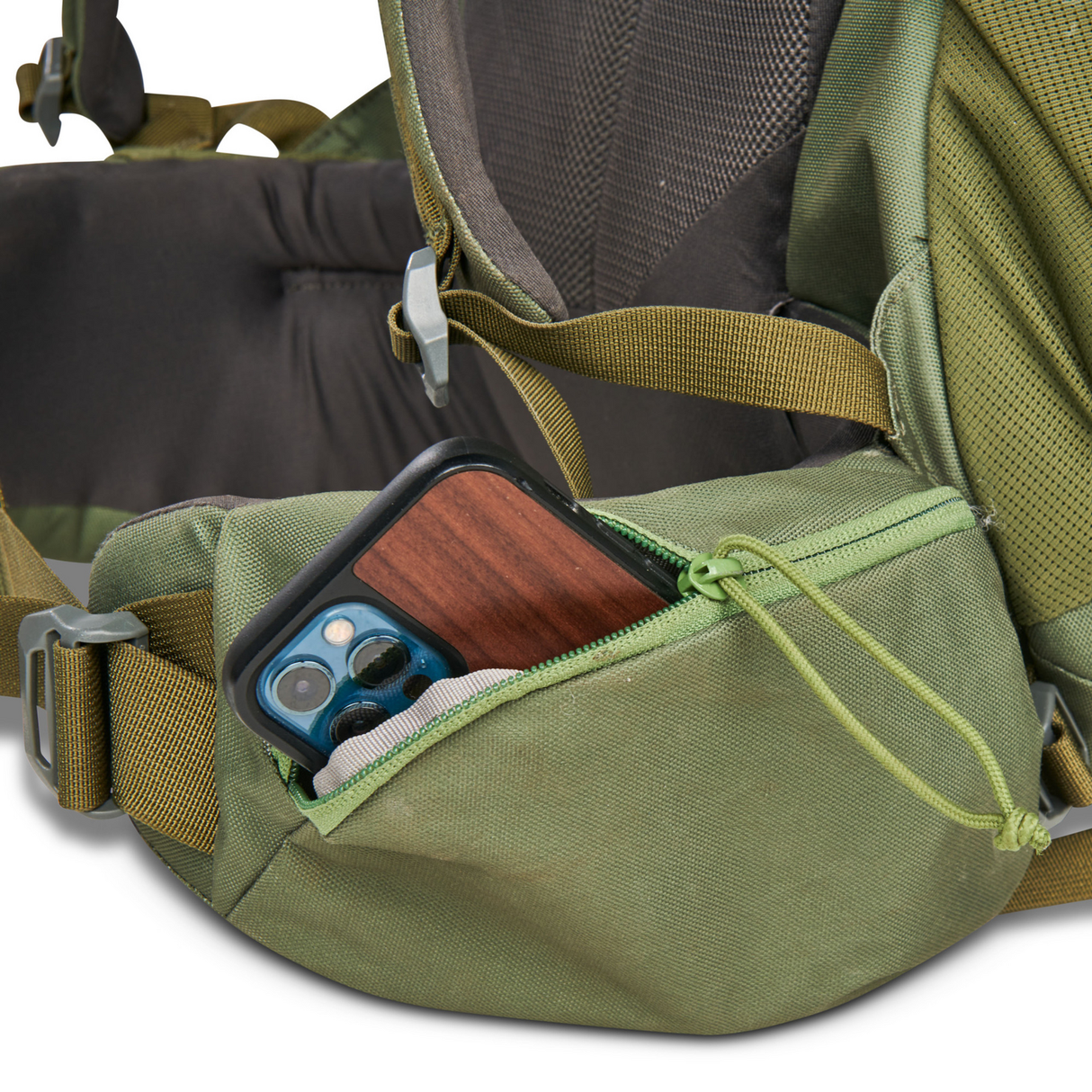 KELTY Asher 85L Backpack Bag Travel Hiking Pack - Winter Moss/Dill