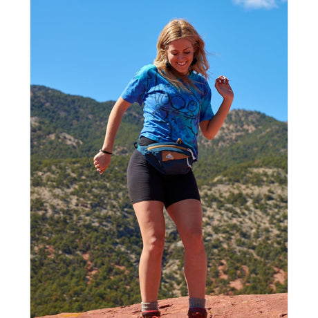 KELTY Giddy 3 Slingbag 3L Crossbody Hip Pack Bag - Reflecting Pond/Dull Gold