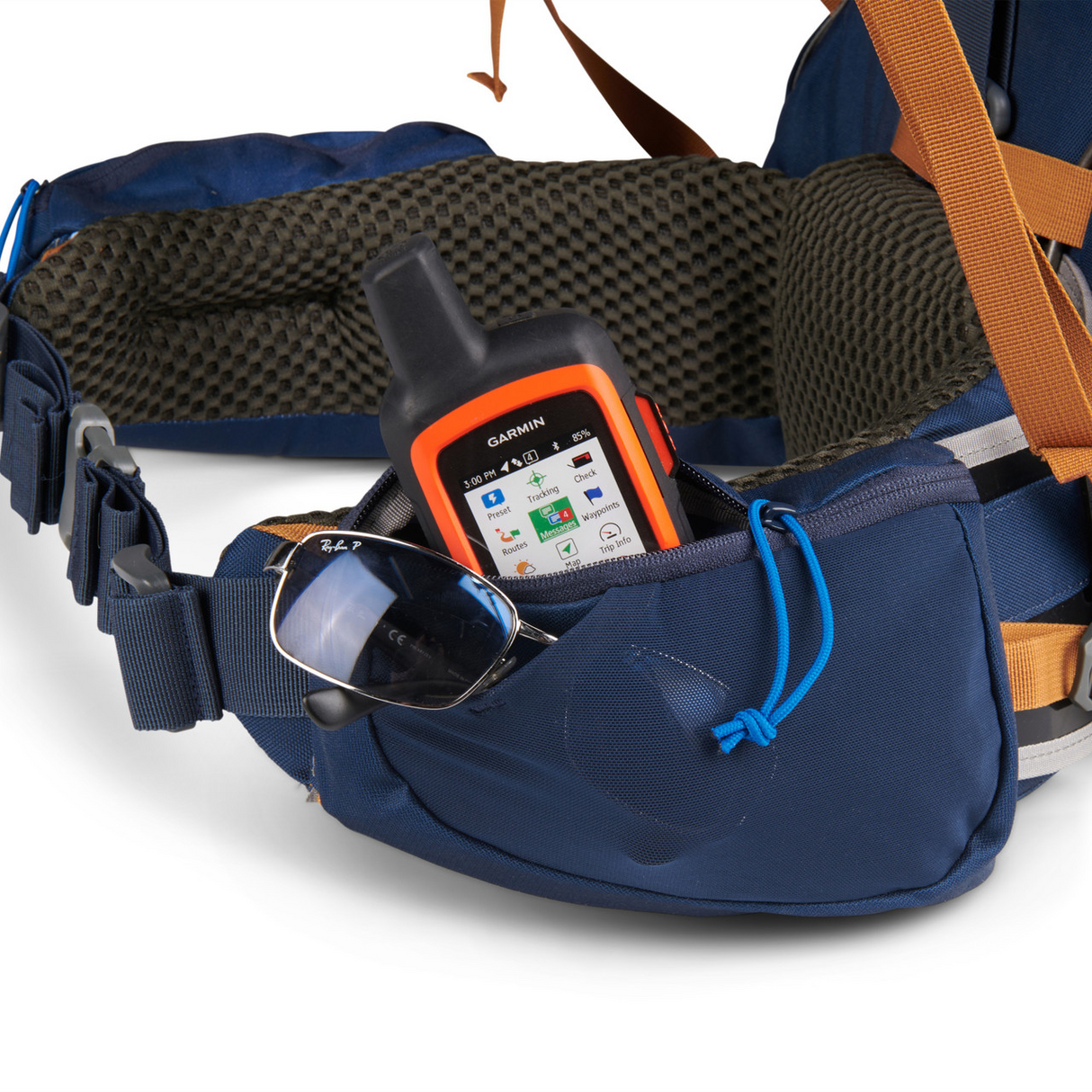 KELTY Glendale 85L Pageant Backpack Bag Hiking Camping Travel Pack in Blue/Cathay Spice