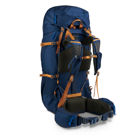 KELTY Glendale 85L Pageant Backpack Bag Hiking Camping Travel Pack in Blue/Cathay Spice