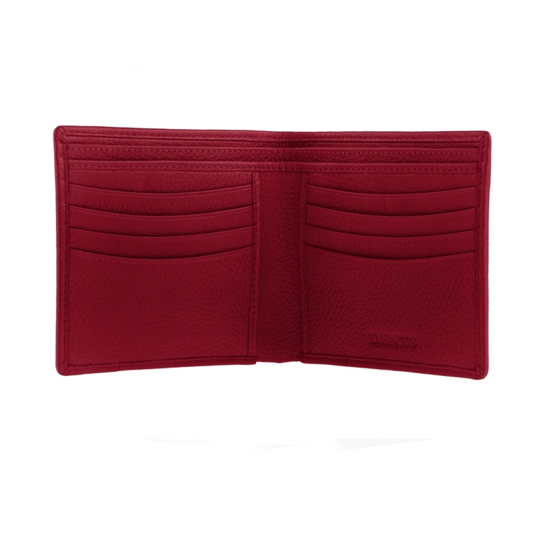 Dents RFID Pebble Grain Billfold Wallet - Berry