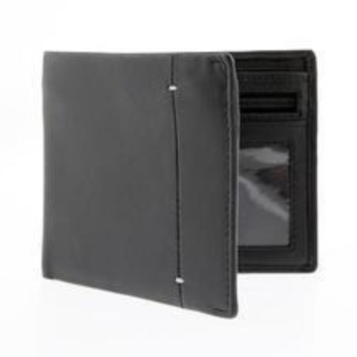Dents Mens Soft Leather Billfold Wallet with RFID Blocking Protection - Black/Dove