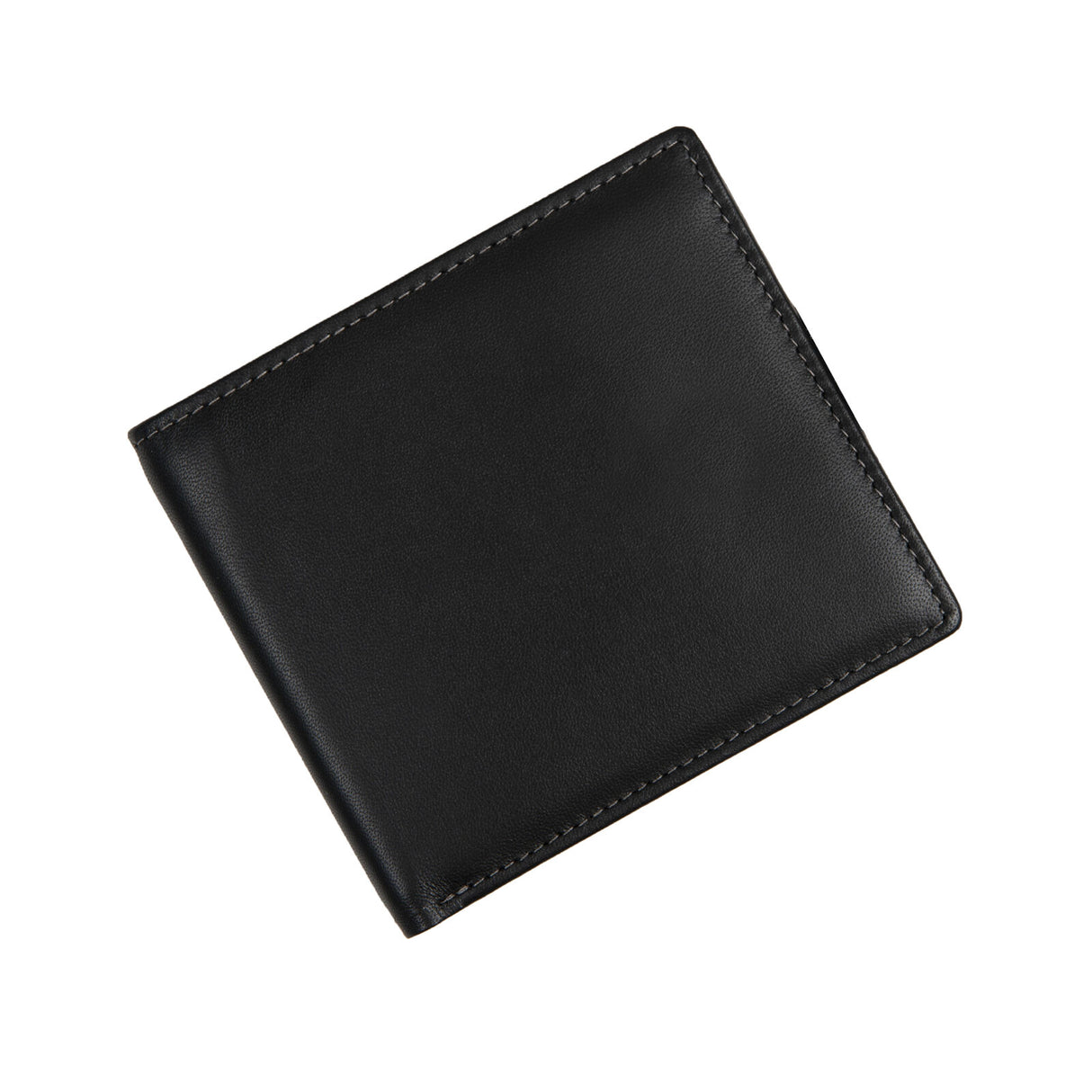 Dents Men's Smooth Nappa Leather Bifold Wallet with RFID Blocking in Black/Slate