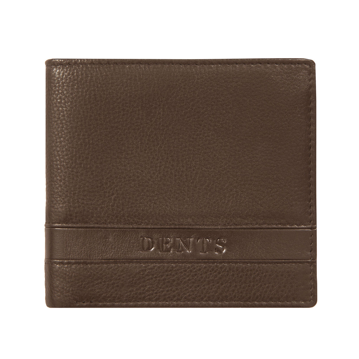 Dents Men's Pebble Grain Leather Bifold Wallet with RFID Blocking - Tan
