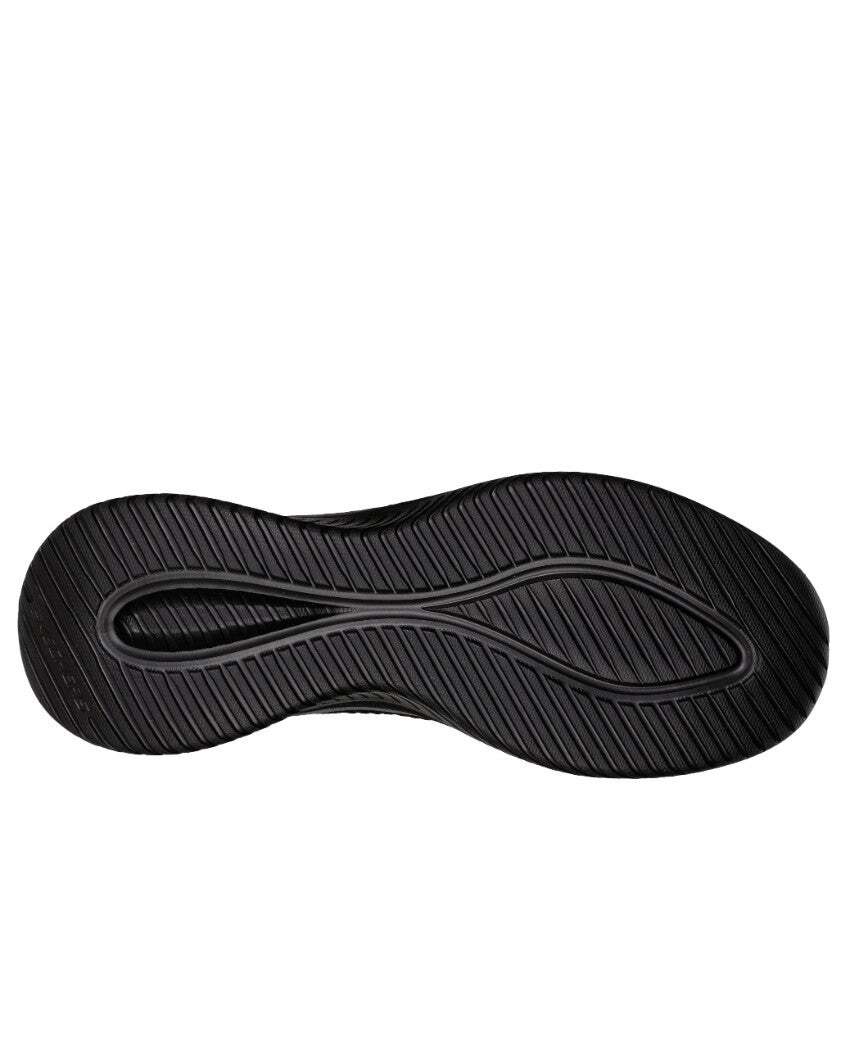 Skechers Mens Hands Free Slip-Ins Ultra Flex 3.0 Shoes Smooth Step in Black/Black