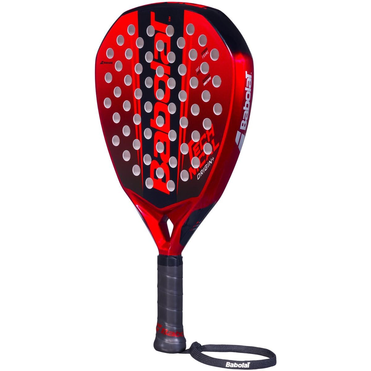 Babolat Technical Origin+ Padel Racquet Racket in Red/Black