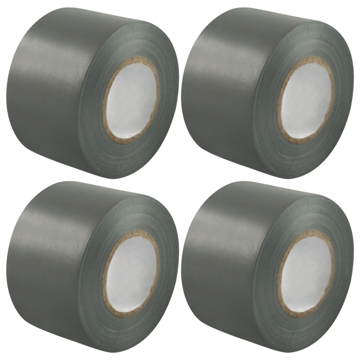 4x Silver Joint Clipper Duct Tape (48mm x 20m) Bulk Pack - PVC Seal Insulating