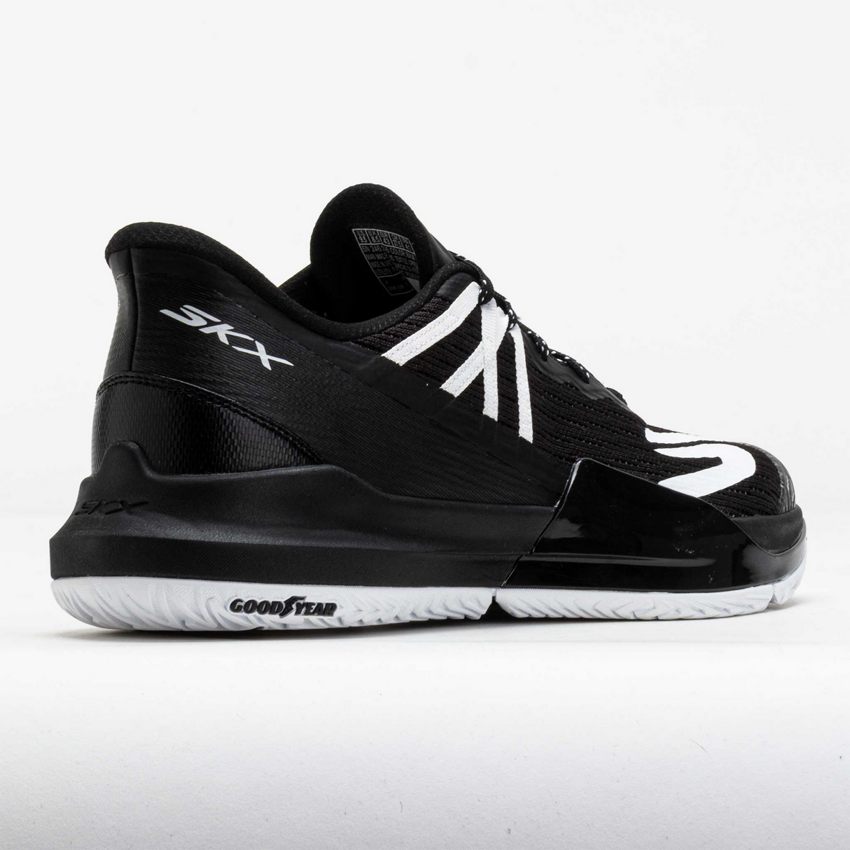 Skechers Baseline Bully Pickleball/Padel/Tennis Shoes Sneakers w/ Goodyear Sole in Black/White