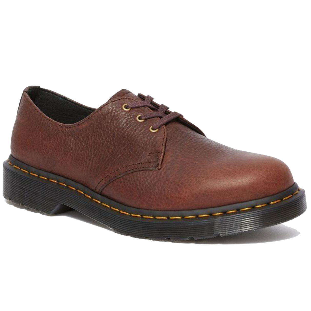 Dr. Martens Unisex 1461 Ambassador Leather 3 Eye Oxford Shoes - Cask Brown