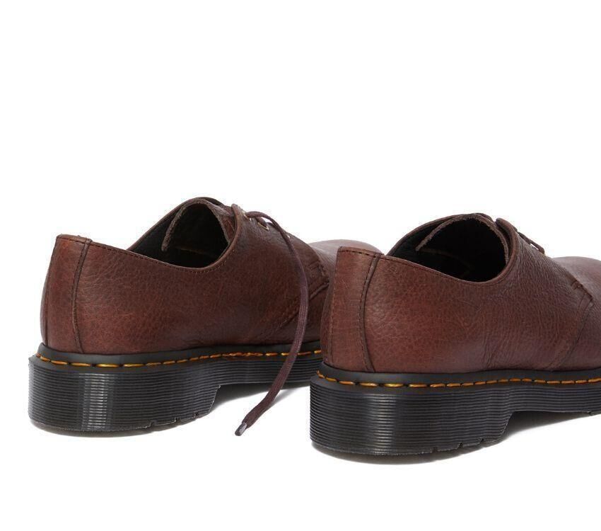 Dr. Martens Unisex 1461 Ambassador Leather 3 Eye Oxford Shoes - Cask Brown