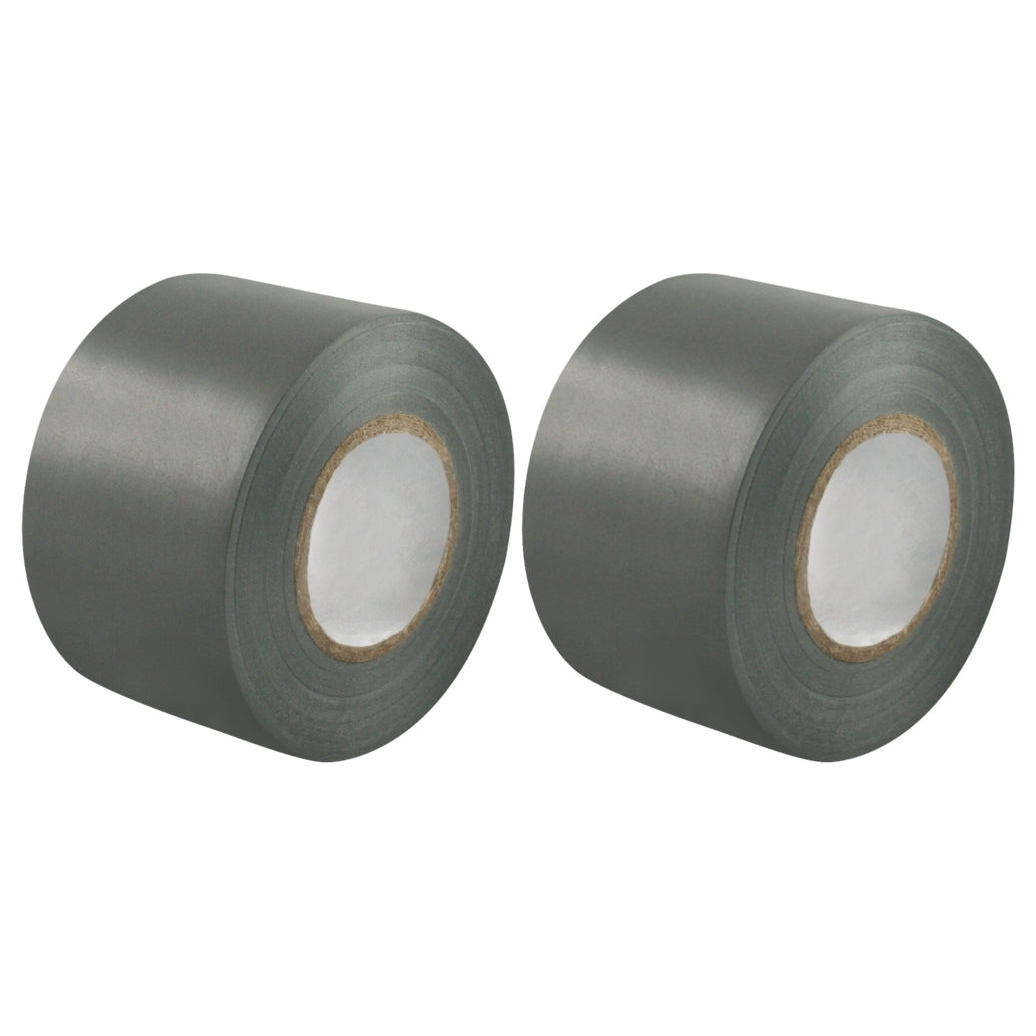 2x Silver Joint Clipper Duct Tape (48mm x 30m) Pack - PVC Seal Insulating