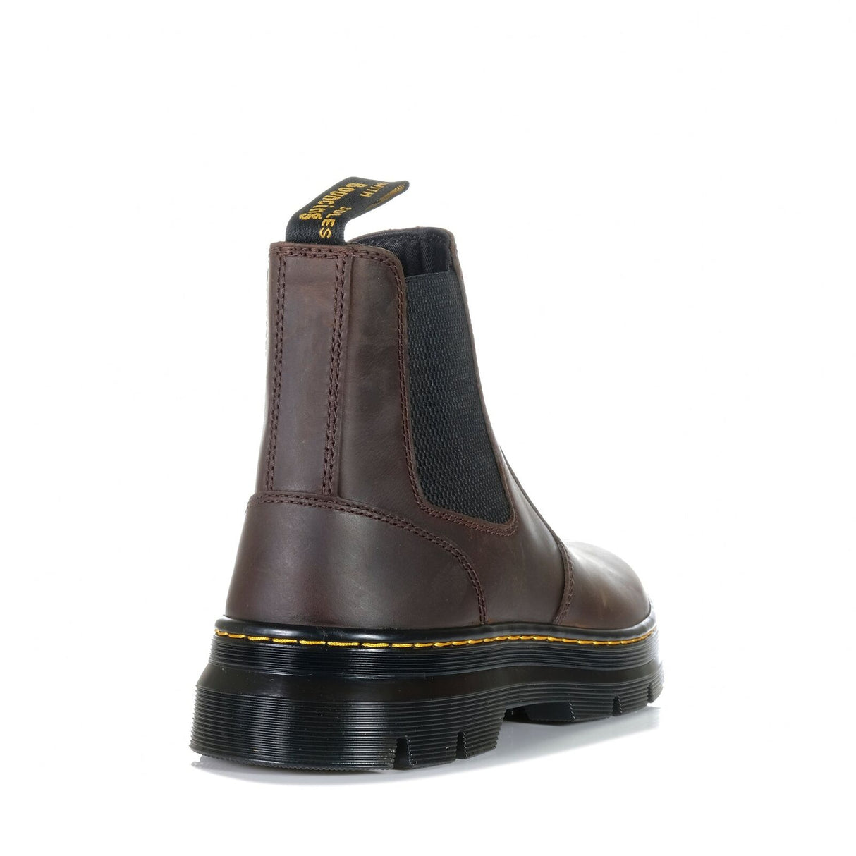 Dr Martens Embury Tract Chelsea Crazy Horse Leather Boots Shoes in Dark Brown