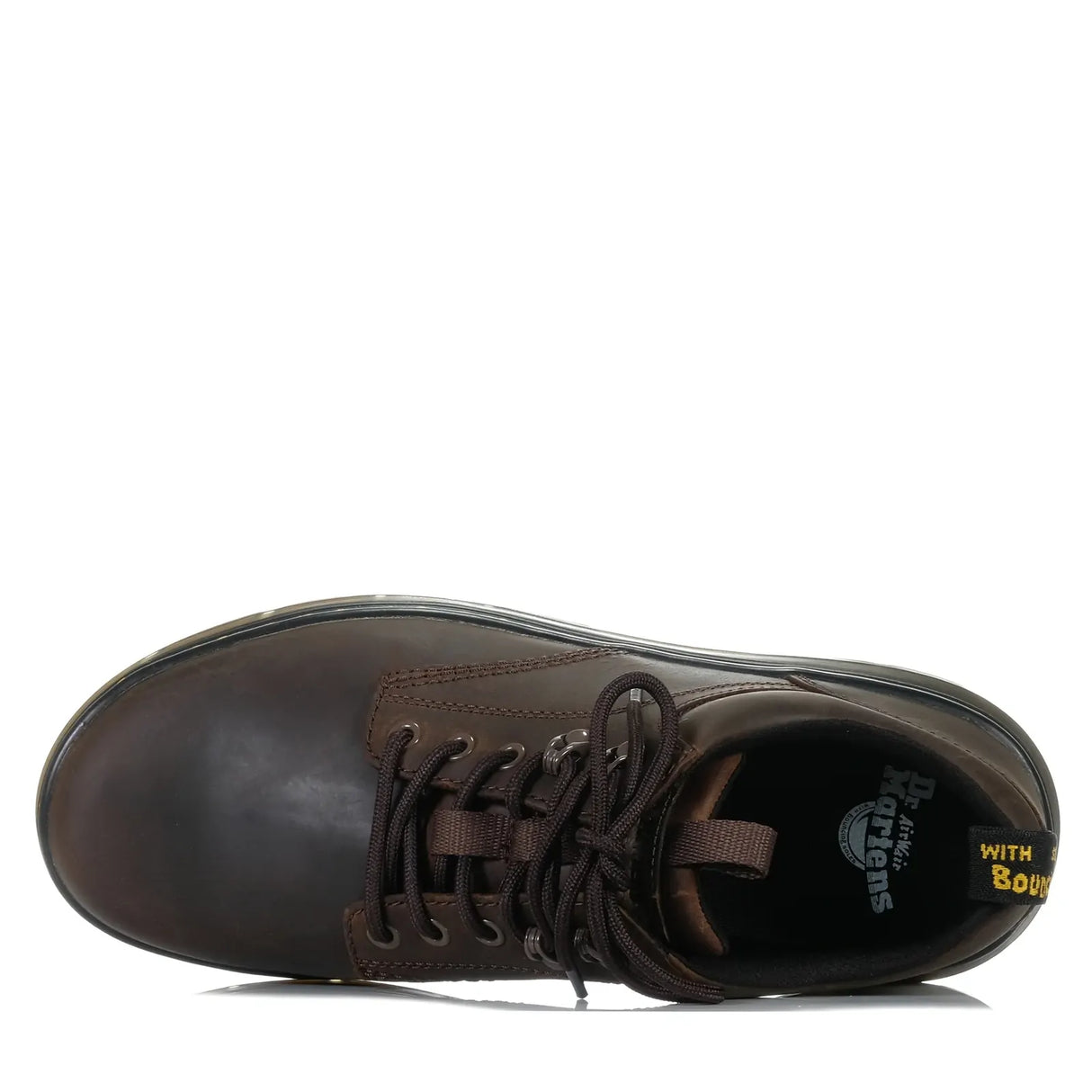 Dr. Martens Reeder 5 Tie Shoe Crazy Horse Leather Shoes in Dark Brown
