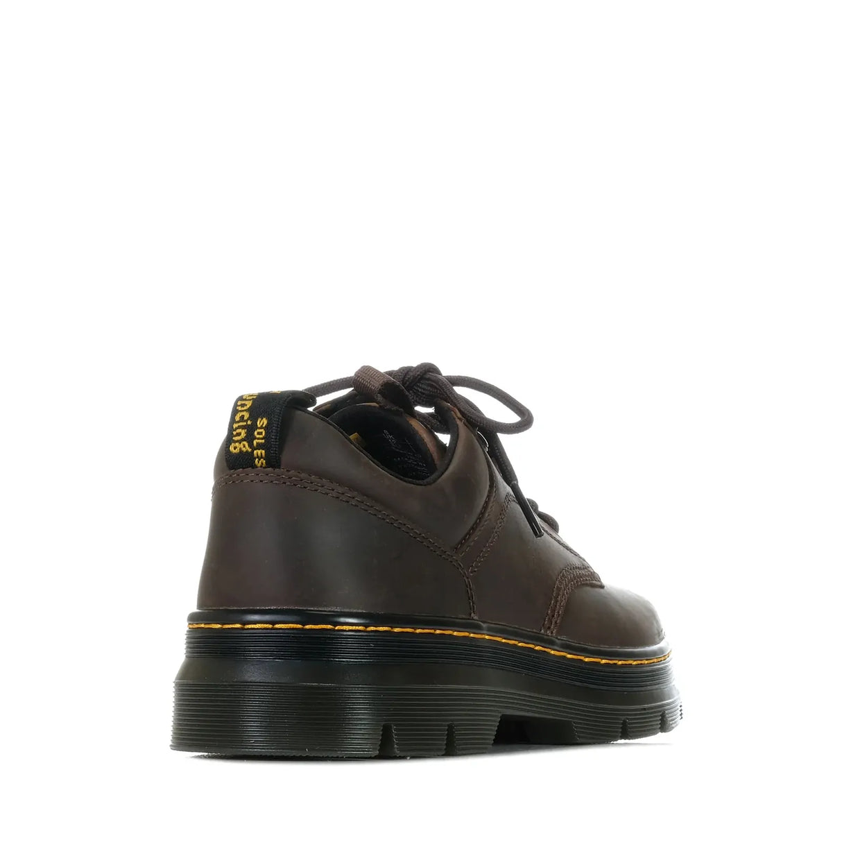 Dr. Martens Reeder 5 Tie Shoe Crazy Horse Leather Shoes in Dark Brown