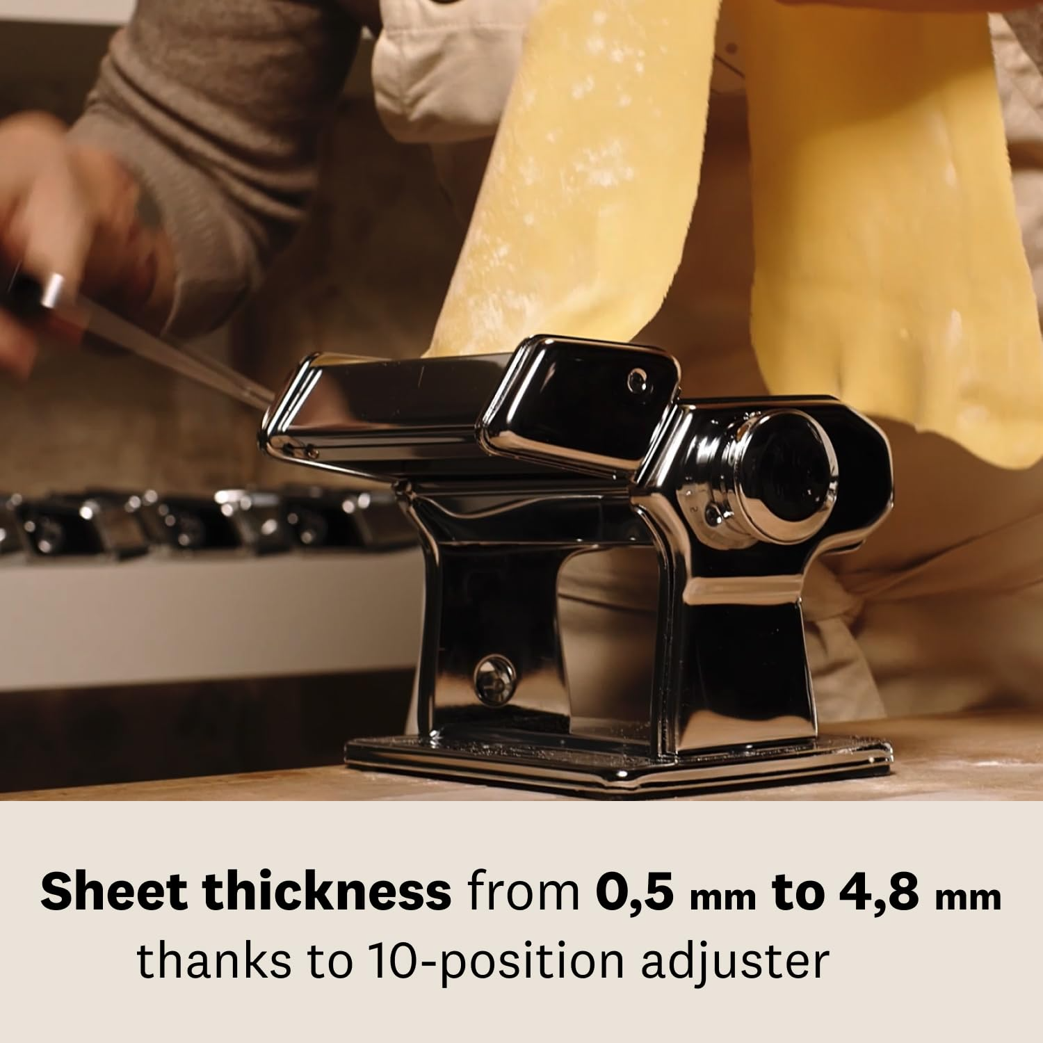 Marcato Atlas 5 Types Gift Set - Pasta Machine w/ 2 Roller Attachments (Makes 5 Types of Pasta)